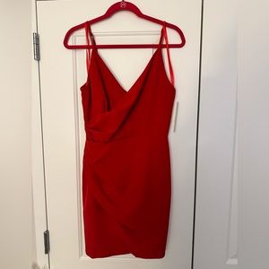 Gianni Bini Red Natalie Wrap Dress NWT